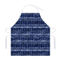 Indigo Dye Shibori Print Adjustable Apron