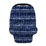 Indigo Dye Shibori Print Baby Seat Cover