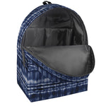 Indigo Dye Shibori Print Backpack