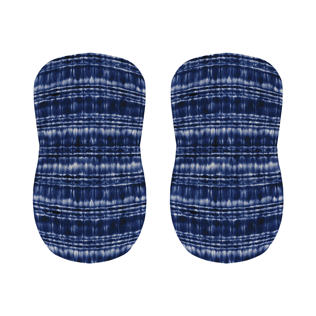 Indigo Dye Shibori Print Bar Stool Covers