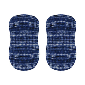 Indigo Dye Shibori Print Bar Stool Covers