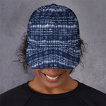 Indigo Dye Shibori Print Baseball Cap