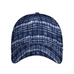 Indigo Dye Shibori Print Baseball Cap