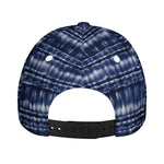 Indigo Dye Shibori Print Baseball Cap
