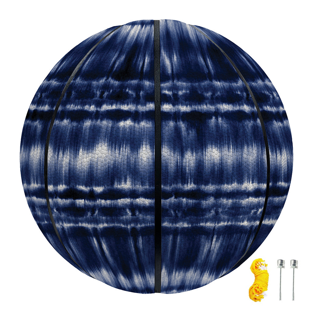 Indigo Dye Shibori Print Basketball