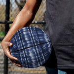 Indigo Dye Shibori Print Basketball