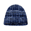 Indigo Dye Shibori Print Beanie