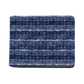 Indigo Dye Shibori Print Bifold Wallet