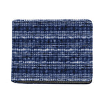 Indigo Dye Shibori Print Bifold Wallet
