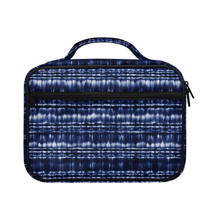 Indigo Dye Shibori Print Briefcase Bible Bag
