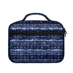 Indigo Dye Shibori Print Briefcase Bible Bag