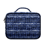 Indigo Dye Shibori Print Briefcase Bible Bag