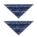 Indigo Dye Shibori Print Dog Bandana