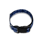 Indigo Dye Shibori Print Dog Collar