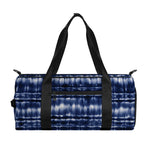 Indigo Dye Shibori Print Gym Bag