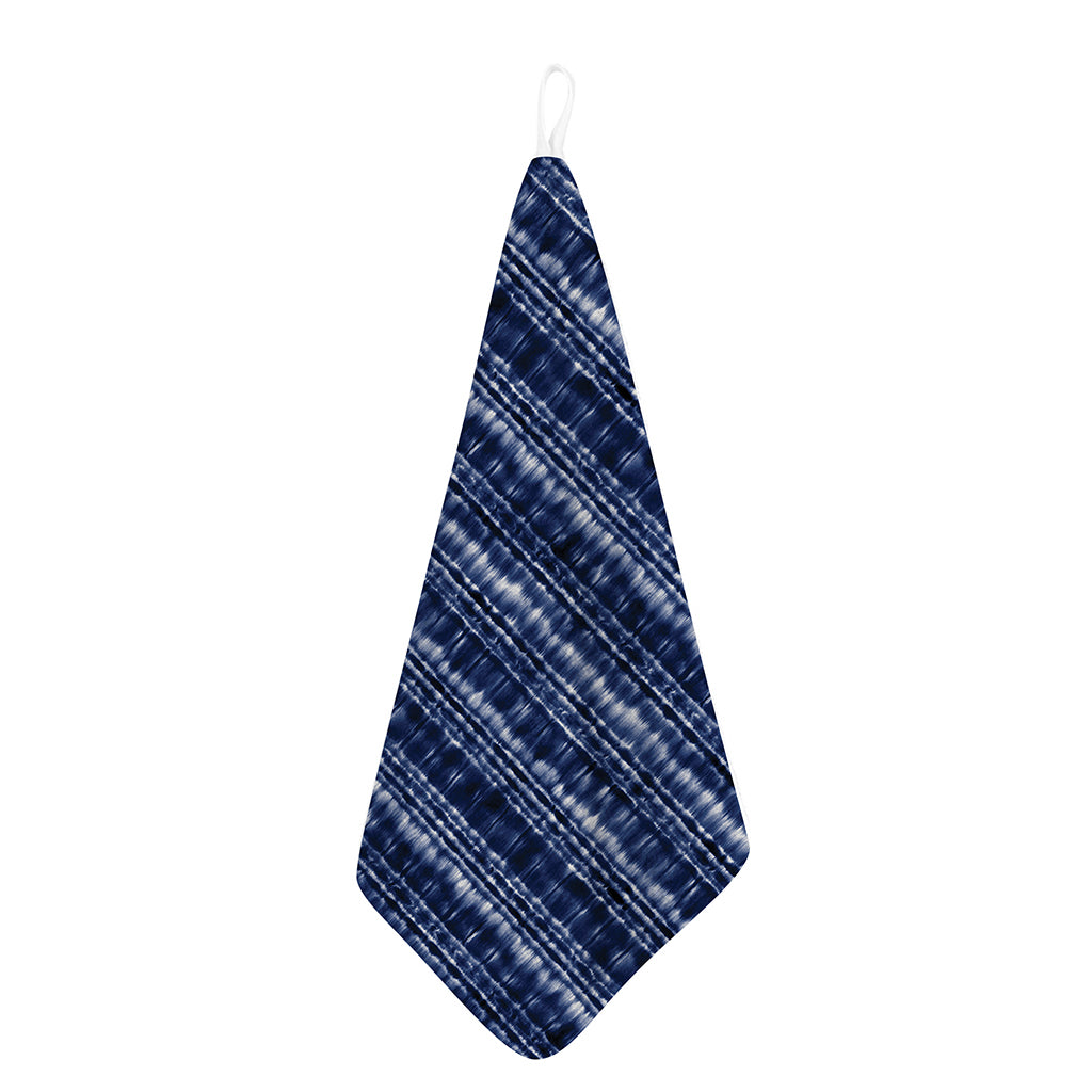Indigo Dye Shibori Print Hand Towel