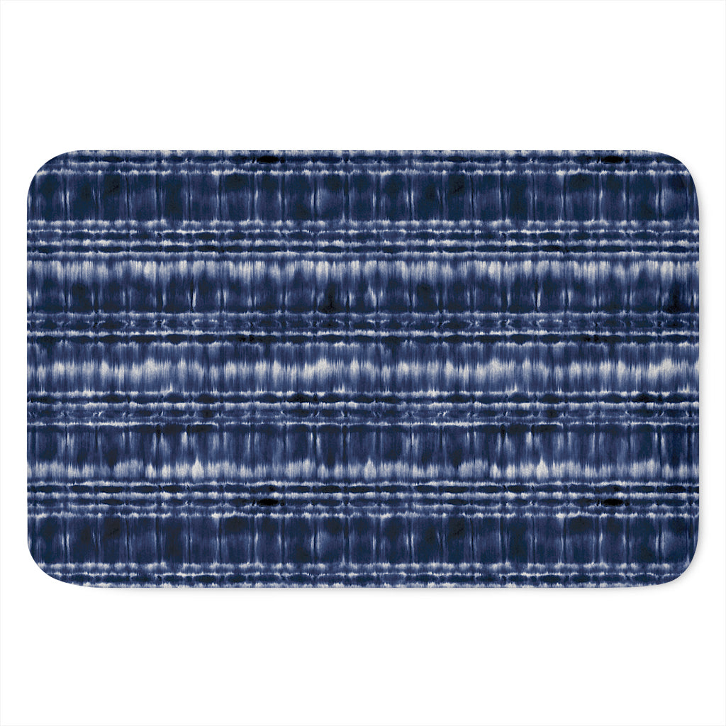 Indigo Dye Shibori Print Indoor Door Mat
