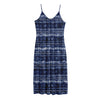 Indigo Dye Shibori Print Jersey Midi Cami Dress