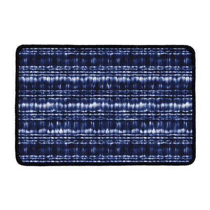Indigo Dye Shibori Print Kitchen Mat