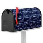 Indigo Dye Shibori Print Mailbox Cover