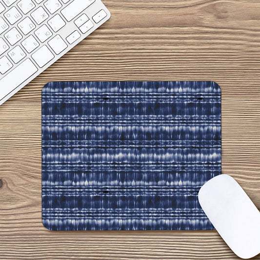Indigo Dye Shibori Print Mouse Pad
