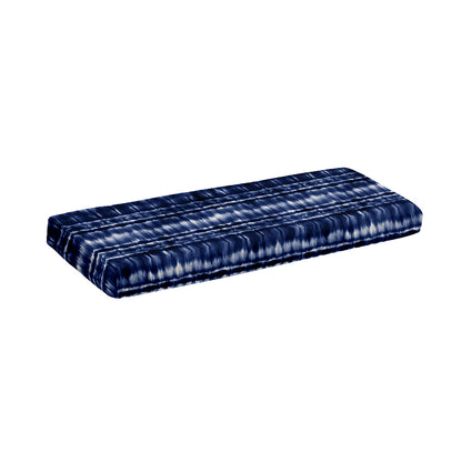 Indigo Dye Shibori Print Piano Keyboard Cover