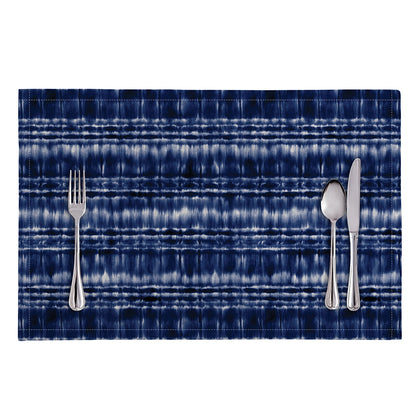 Indigo Dye Shibori Print Placemat