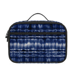 Indigo Dye Shibori Print Portable Lunch Bag