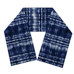 Indigo Dye Shibori Print Scarf