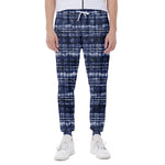 Indigo Dye Shibori Print Scuba Joggers
