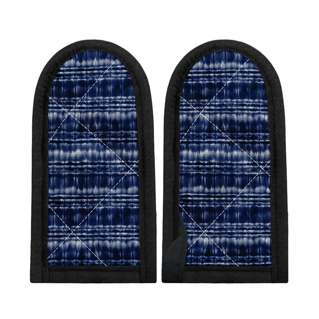 Indigo Dye Shibori Print Skillet Handle Cover