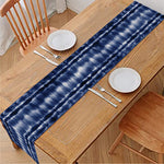 Indigo Dye Shibori Print Table Runner