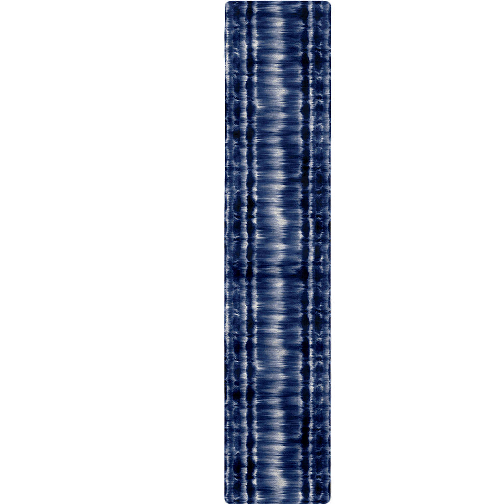 Indigo Dye Shibori Print Table Runner