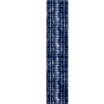 Indigo Dye Shibori Print Table Runner