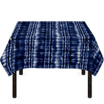 Indigo Dye Shibori Print Tablecloth