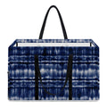 Indigo Dye Shibori Print Utility Tote Bag