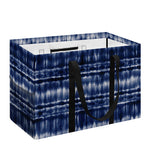 Indigo Dye Shibori Print Utility Tote Bag
