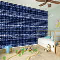 Indigo Dye Shibori Print Wall Sticker