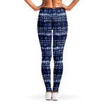 Indigo Dye Shibori Print Women's Leggings