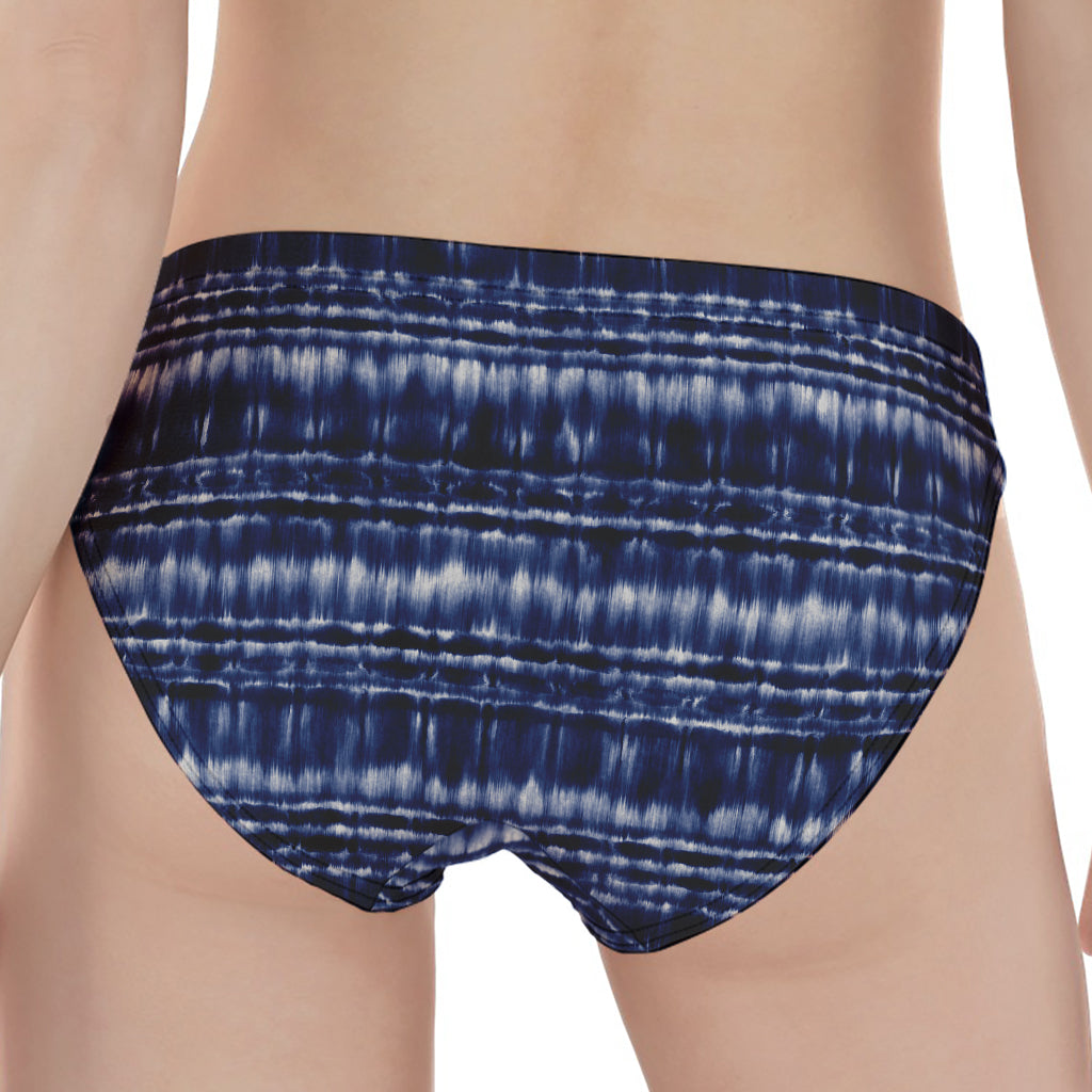 Indigo Dye Shibori Print Women's Panties