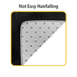 Lemon And Flower Pattern Print Indoor Door Mat