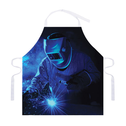 Industrial Welder Print Adjustable Apron