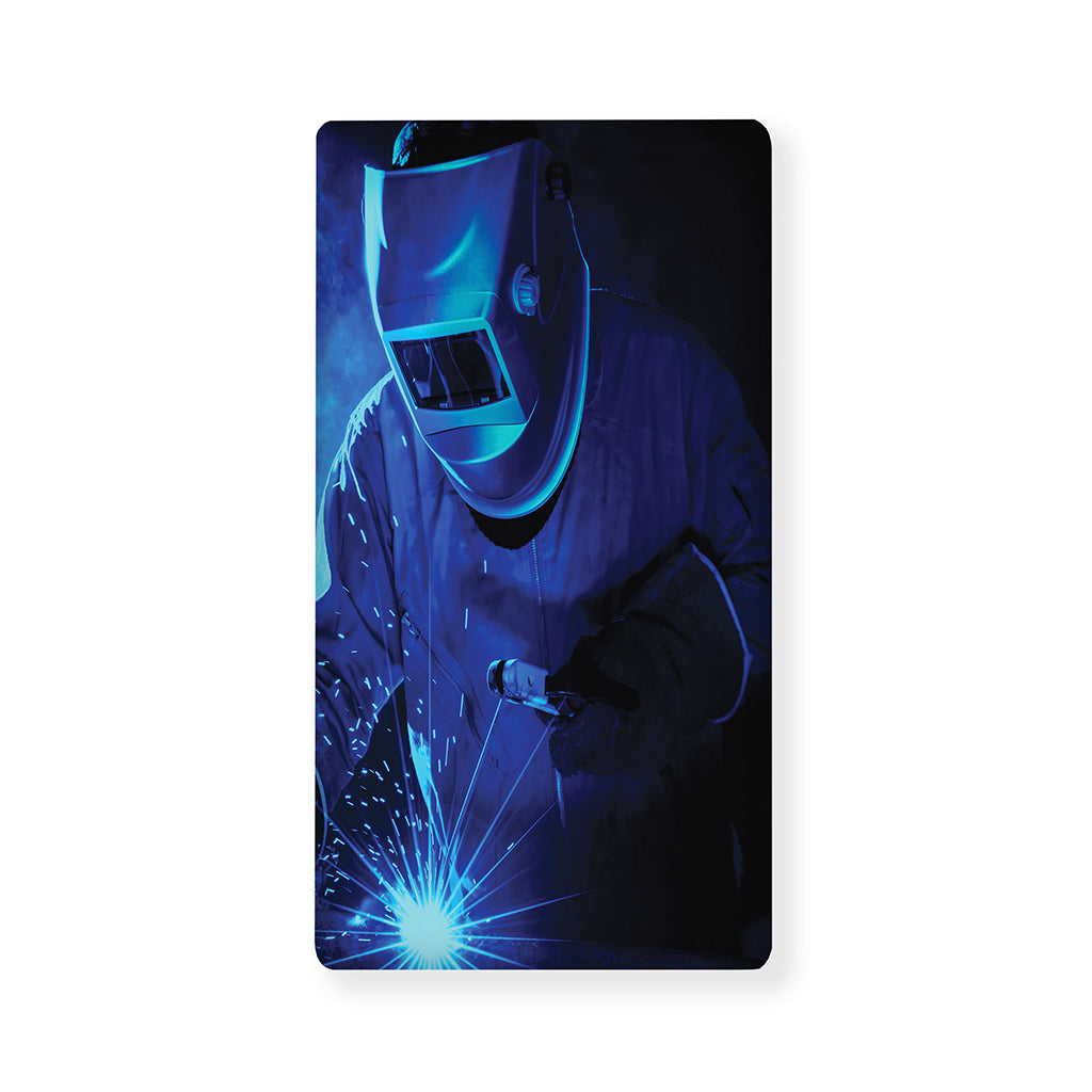 Industrial Welder Print Baby Crib Sheet