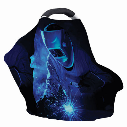 Industrial Welder Print Baby Seat Cover