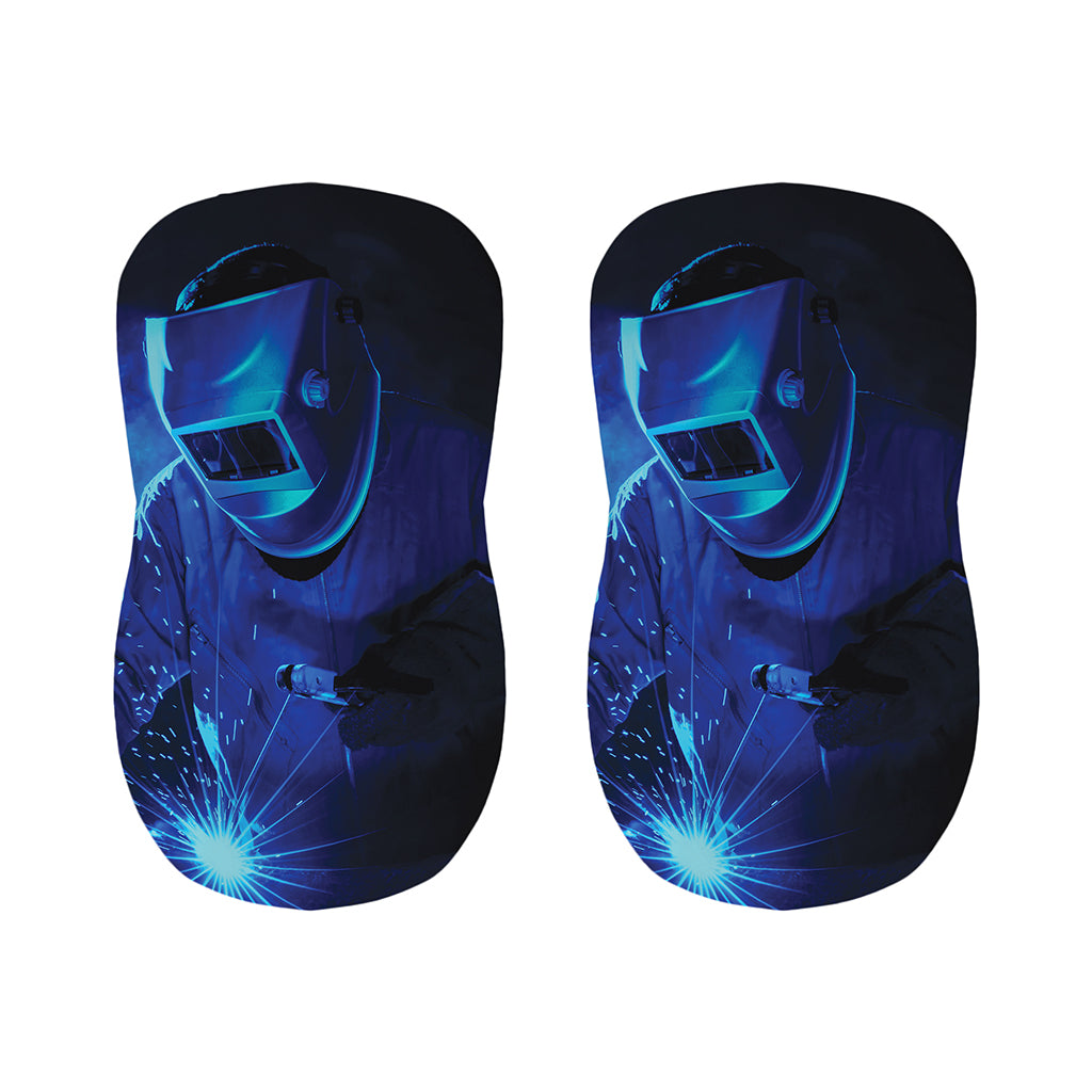 Industrial Welder Print Bar Stool Covers