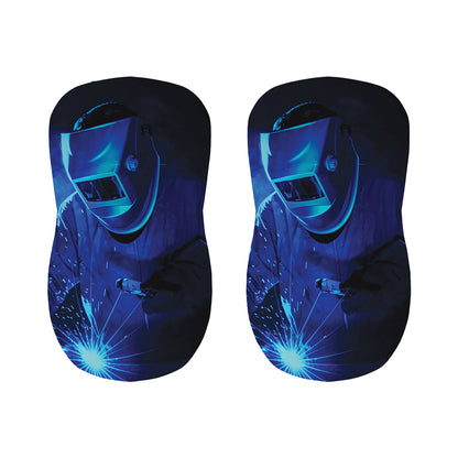 Industrial Welder Print Bar Stool Covers