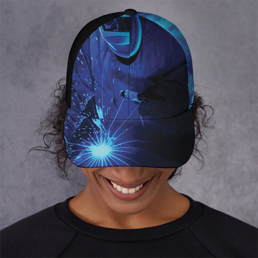 Industrial Welder Print Baseball Cap