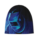 Industrial Welder Print Beanie