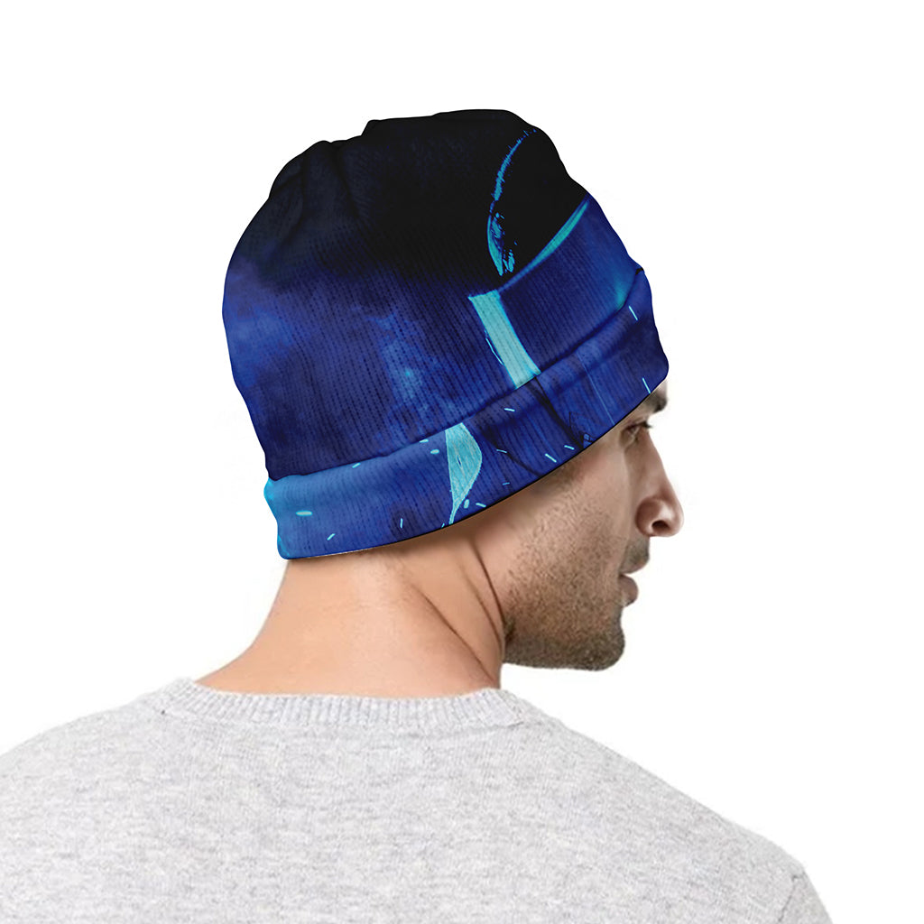 Industrial Welder Print Beanie