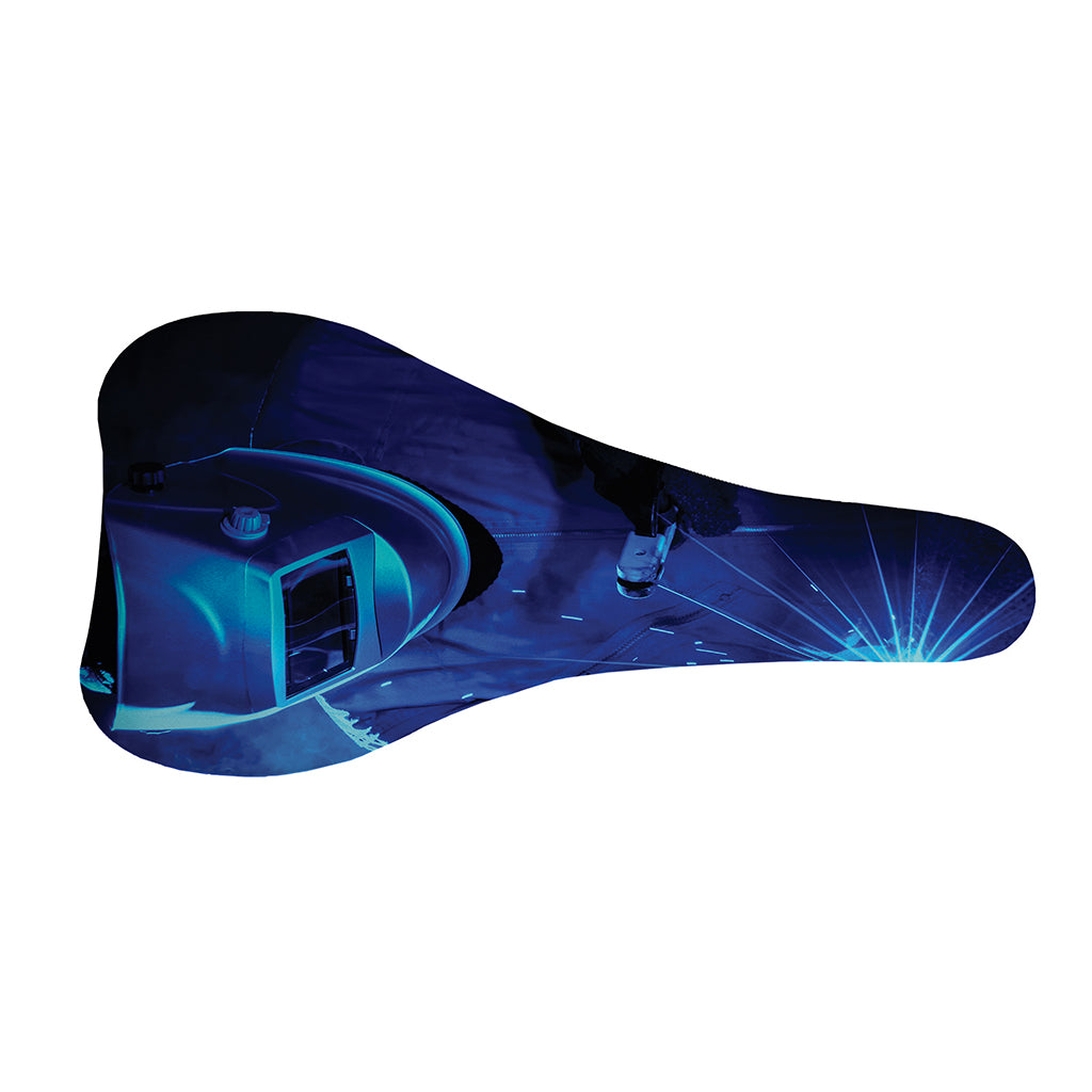 Industrial Welder Print Bicycle Seat Cover